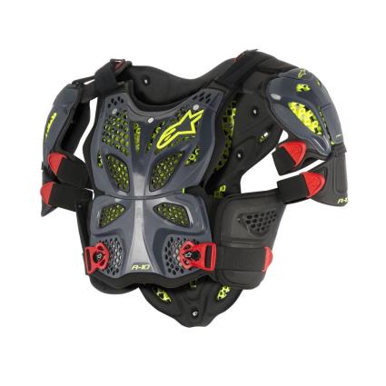 Protetor Tórax A-10 Full 2XL Anthracite Black Red