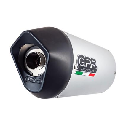 Furore Alumínio Deslizamento No Silenciador Homologado Hyperstrada 821 13-16 One Size Silver / Matt Black