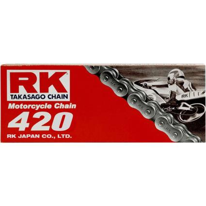 420 Standard Clip Non Seal Drive Chain 118 Links Natural