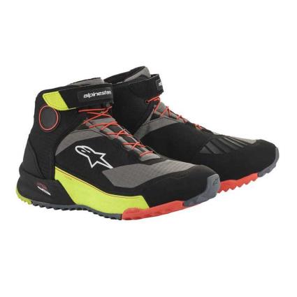 Zapatilhas Motocicleta Cr-x Drystar Riding EU 41 Black / Yellow Fluo / Red Fluo