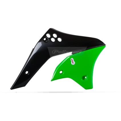 Coberturas De Radiador Kawasaki Kx250f 06-08 One Size Black / Green