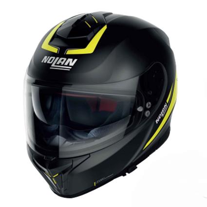 Capacete Integral N80-8 Staple N-com XS Flat Black / Yellow