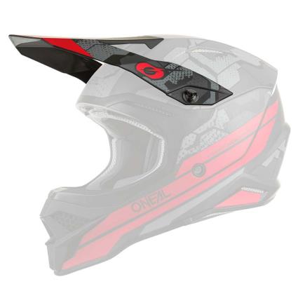 Viseira 3 Series Camo One Size Black / Red