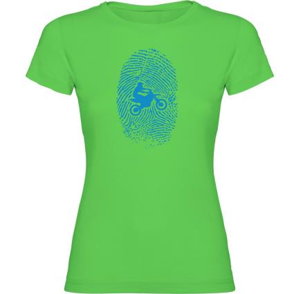 Camiseta De Manga Curta Off Road Fingerprint 2XL Light Green