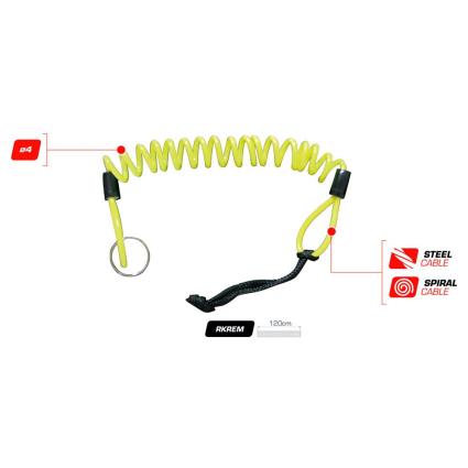 Bloqueio De Disco Rkrem Cable One Size Yellow