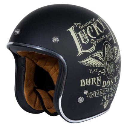 Capacete Jet Primo Flying Wheel M Black