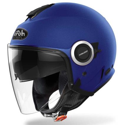 Capacete Jet Helios Color MS Blue Matt