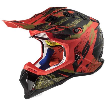 Capacete Motocross Mx470 Subverter XS Claw / Matt Black / Red