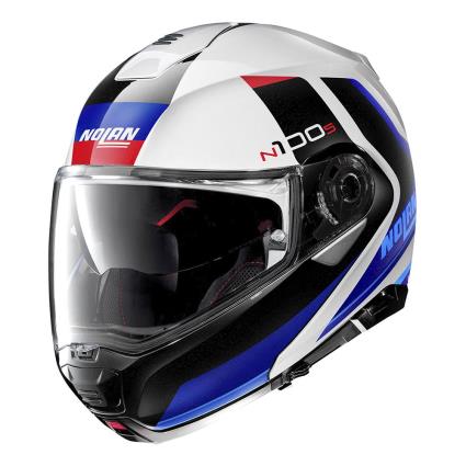 Capacete Modular N100-5 Hilltop N-com L Black / White / Red / Blue