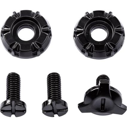 Mx Line Enduro Ii Peak Screws Set One Size Black
