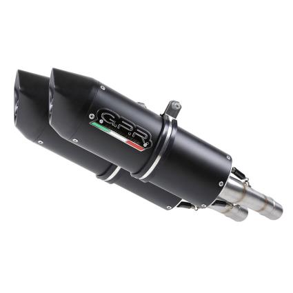 Silencioso Furore Dual Slip On Monster 800 03-05 Homologated One Size Matt Black / Black