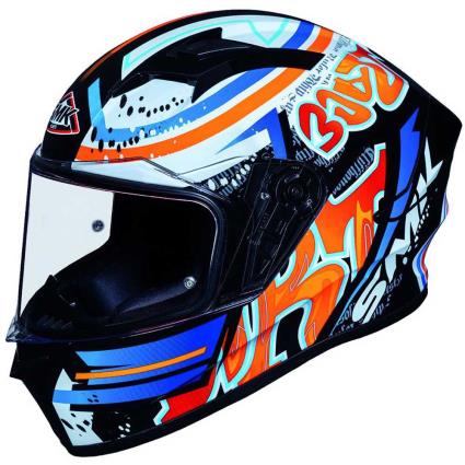 Capacete Integral Stellar Graffiti 2XL Black / Orange / White