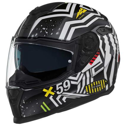 Capacete Integral Sx.100 Enigma S Matte Black / White