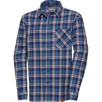 Camisa Manga Comprida Checked 1.0 M Blue