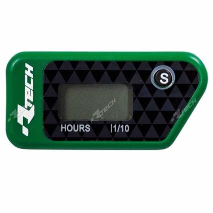 Wireless Electronic Hour Meter One Size Green