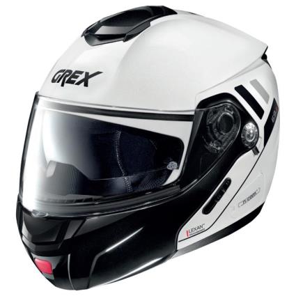 Capacete Modular G9.2 Offset N-com M Metal White / Black