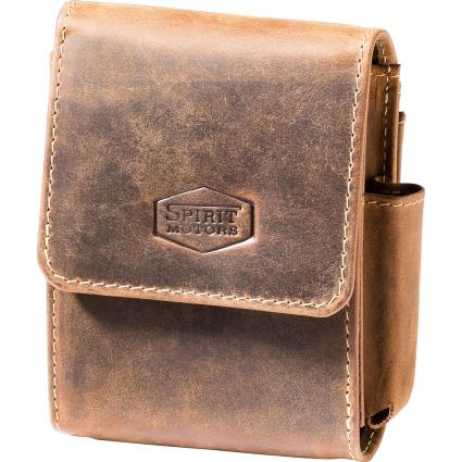 Bolsa De Couro Vintage Leather Para Pacote De Charuto One Size Brown