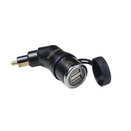 Dual Usb Din One Size Black