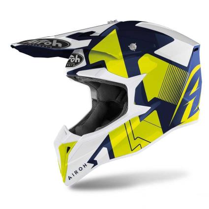 Capacete Motocross Wraap Raze 2XL Blue Gloss