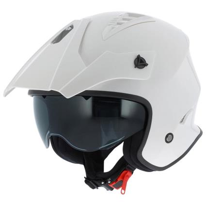 Capacete Jet Minicross S Gloss White