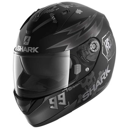 Capacete Integral Ridill 1.2 Catalan Bad Boy XL Matte Black / Anthracite / Silver