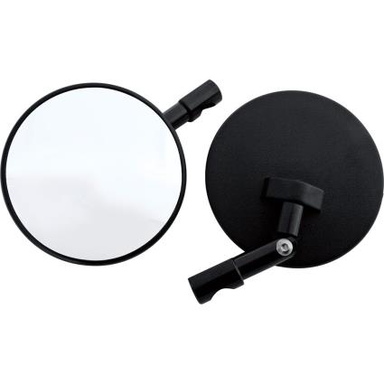 M6 St10 Handlebar End Mirror With 100 Mm Joint One Size Black