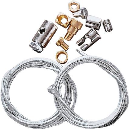 Browden Cable Repair Set 1.2 mm / 1.5 mm Silver