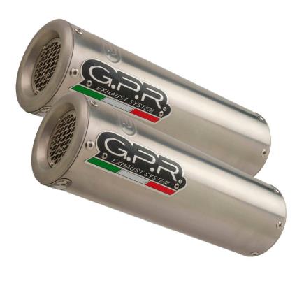 M 3 Dorsoduro 750 08-16 Dobro Escorregar Sobre Silencioso Dorsoduro 750 08-16 Homologado One Size Silver / Silver