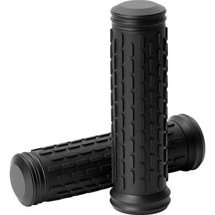 St06 Grip With Aluminium Ends Pair 22 mm Black