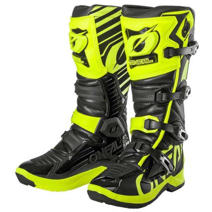 Botas Motocicleta Rmx EU 44 Black / Neon Yellow