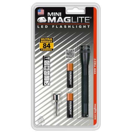 Mini Maglite Led 2 AAA Black