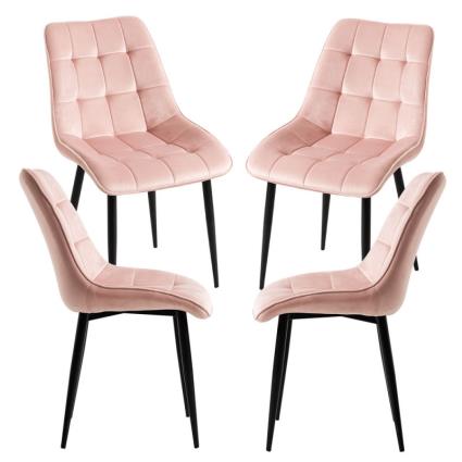 Pack 4 Cadeiras Cade - Rosa