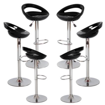 Pack 6 Bancos Onis Basic - Preto