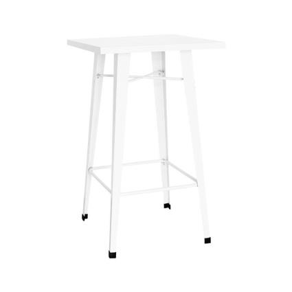 Mesa Torix Alta Quadrada 60 cm - Branco