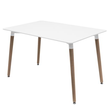 Mesa Tower Retangular 140 x 80 cm - Branco