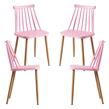 Pack 4 Cadeiras Bik - Rosa