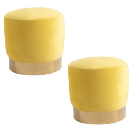 Pack 2 Bancos Tassel - Amarelo
