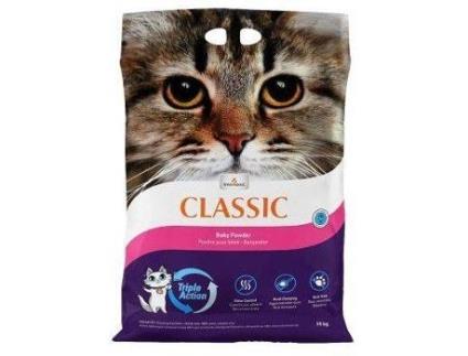 Areia Aglomerante para Gatos  Classic Talco (14 kg)