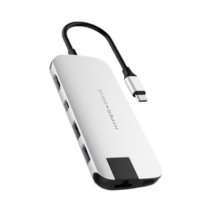 Drive SLIM USB-C HUB PRATA