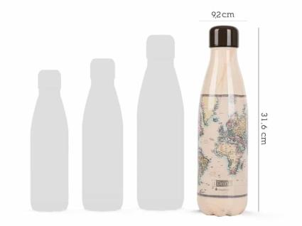 Garrafa Térmica iDrink 1000ml Mapa Mundo