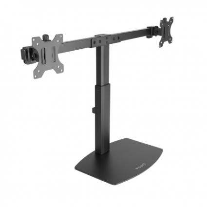 Suporte de Mesa para Monitor 17-27P DB1727TN-B / Giratório / Inclinável / 2 Braços Preto