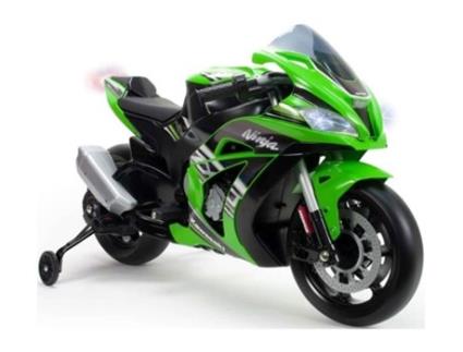 Motocicleta  Kawasaki Ninja ZX10 12V (62 x 111 x 54 cm)