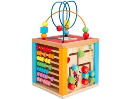 Cubo de Atividades em Madeira do Mickey