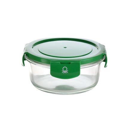 Lancheira Hermética  840 ml Verde Plástico Polipropileno Vidro de Borosilicato