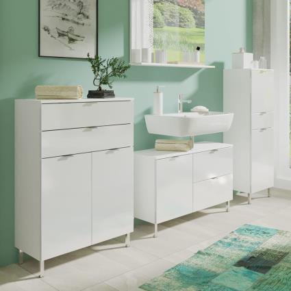 Móvel p/ casa de banho GW-Mauresa 34x80x56 cm branco