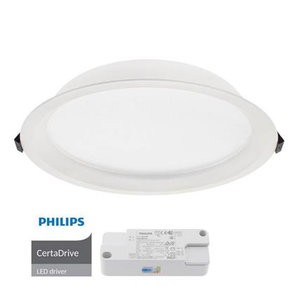 Downlight bol 44w philips certadrive cct ajustável cri>90 ugr19 3000-4000-6000k