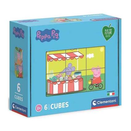 Peppa Pig Cube Puzzle 6pcs