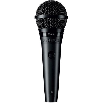 Microfone Dinâmico Cardiode Vocal (PGA 58) - 