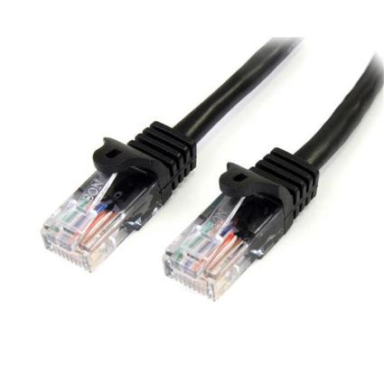 CABLE 3M NEGRO CAT5E RJ45