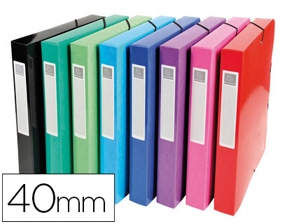 Pasta Projetos Cartão Plastificado A4 lombada 40mm 8 Cores Sort. 